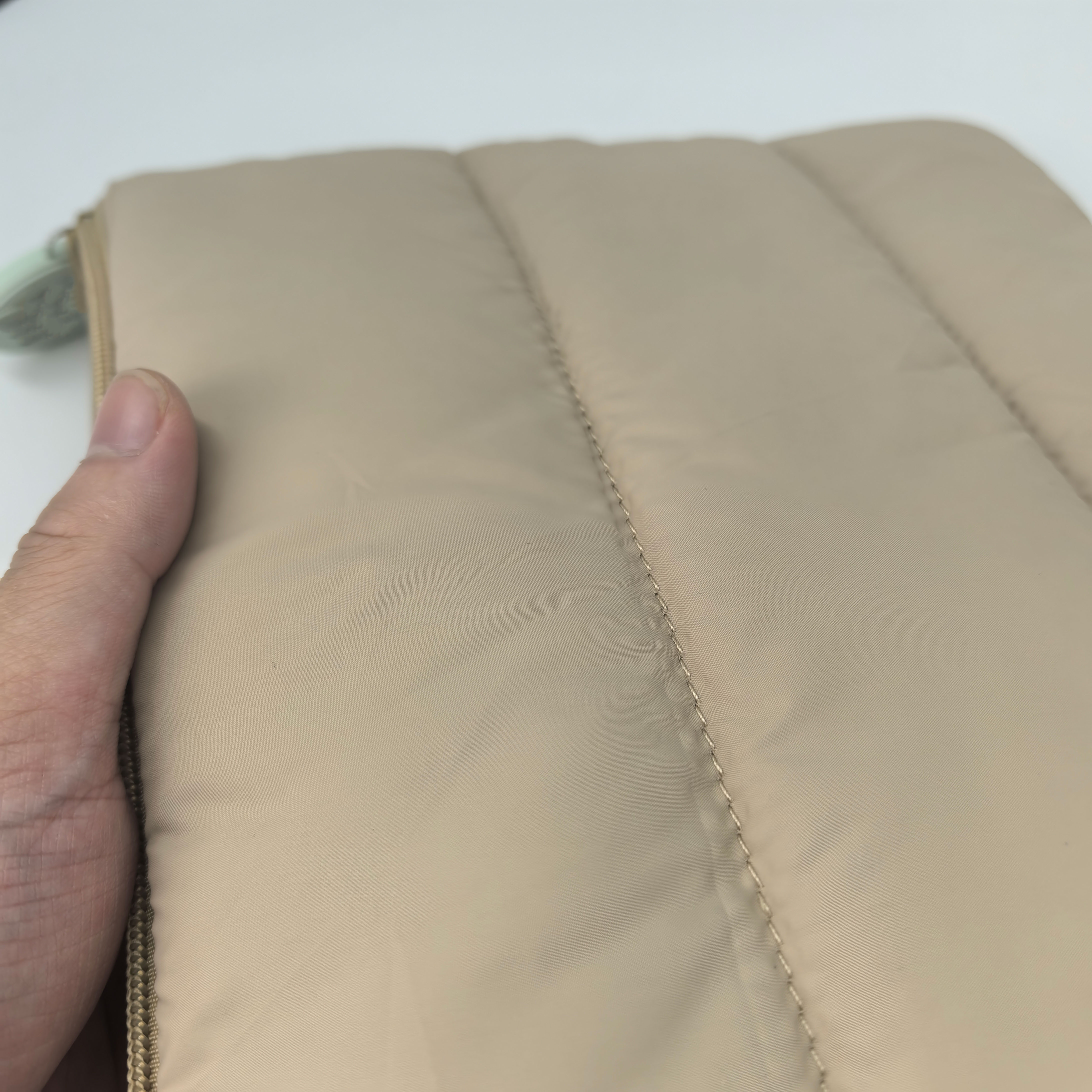 RF Waterproof Soft Storage Nylon Puffer Cosmetic Bag