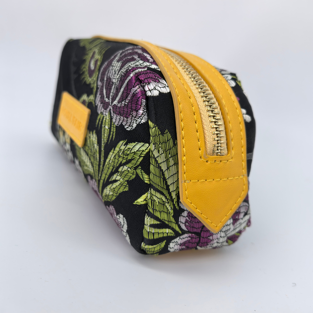 Royal Fair New Private Label Luxury Embroidery Women Makeup Bag Eco Zipper embroidered cosmetic bag Travel Make up Organizer
