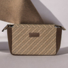 Royal Fair Custom Straw Cosmetic bag Handwoven wide open Storage Makeup Organizer Portable Chic Durable bag For Daily