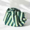 RF Large Soft Two-color Striped Towel Cloth Tote Bag