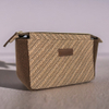 Royal Fair Custom Straw Cosmetic bag Handwoven wide open Storage Makeup Organizer Portable Chic Durable bag For Daily