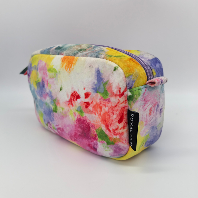 Royal Fair Printed Toiletry Bag Patterned Design Durable Travel Cosmetic Case Lightweight Storage Bag