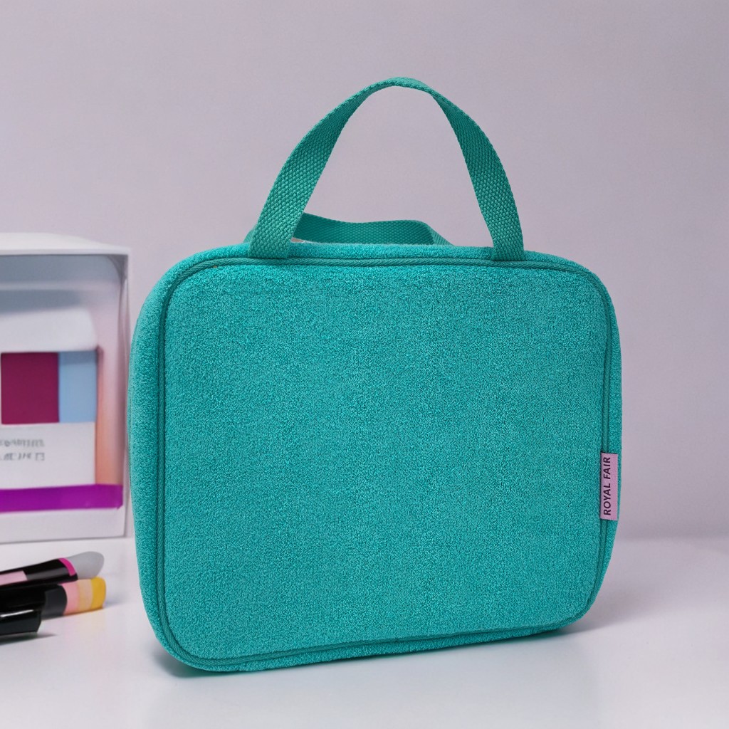 RF Custom Large Capacity Toiletry Bag Towel Terry Cloth Portable Toiletry Bags Travel Toiletry Bag for Men