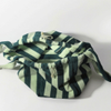 RF Large Soft Two-color Striped Towel Cloth Tote Bag