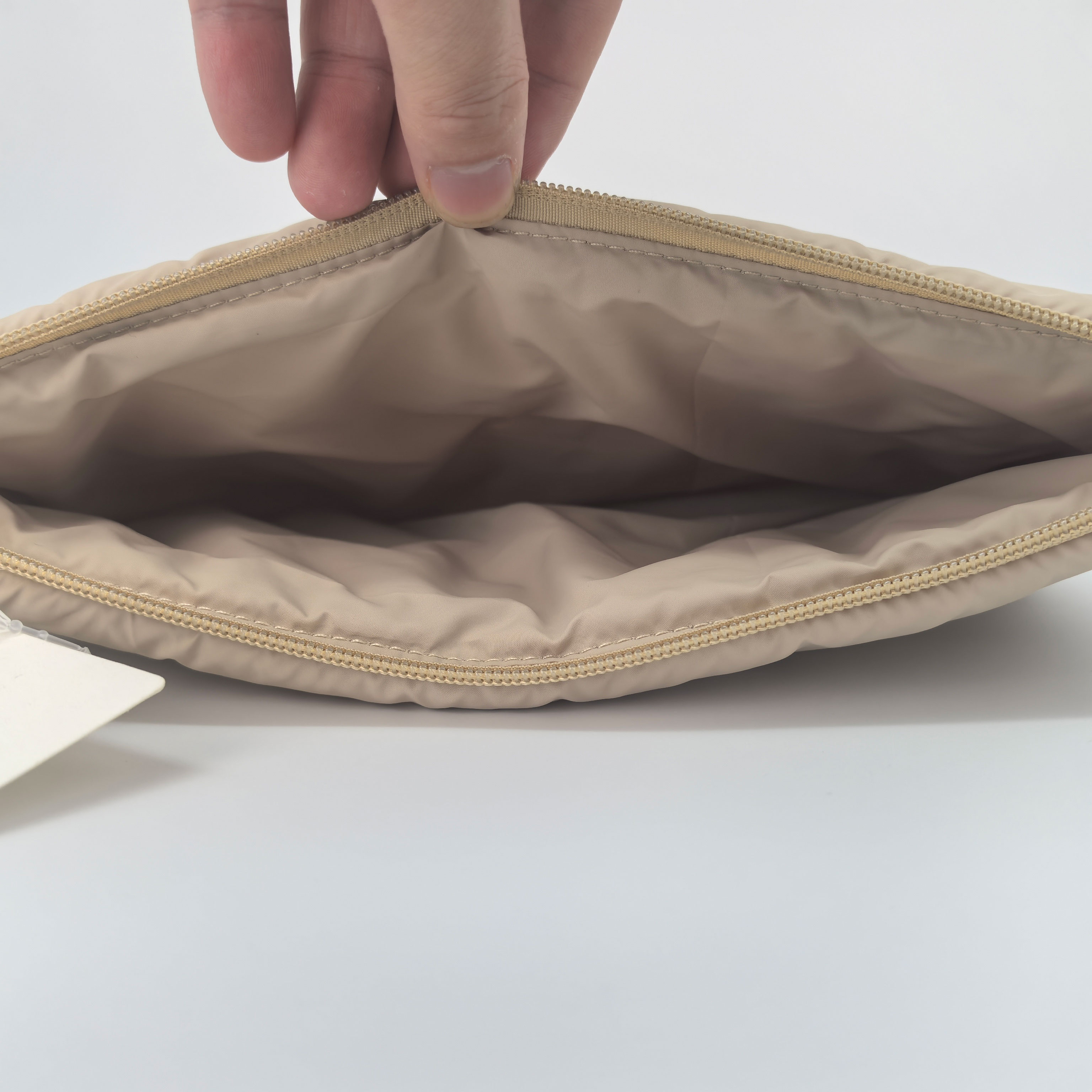 RF Waterproof Soft Storage Nylon Puffer Cosmetic Bag