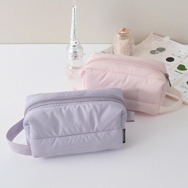 RF Logo Lightweight Colors Nylon Quilted Makeup Bag