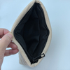 Royal Fair Corduroy Toiletry Pouch Apricot Zippered Cosmetic Bag Durable Travel Organizer