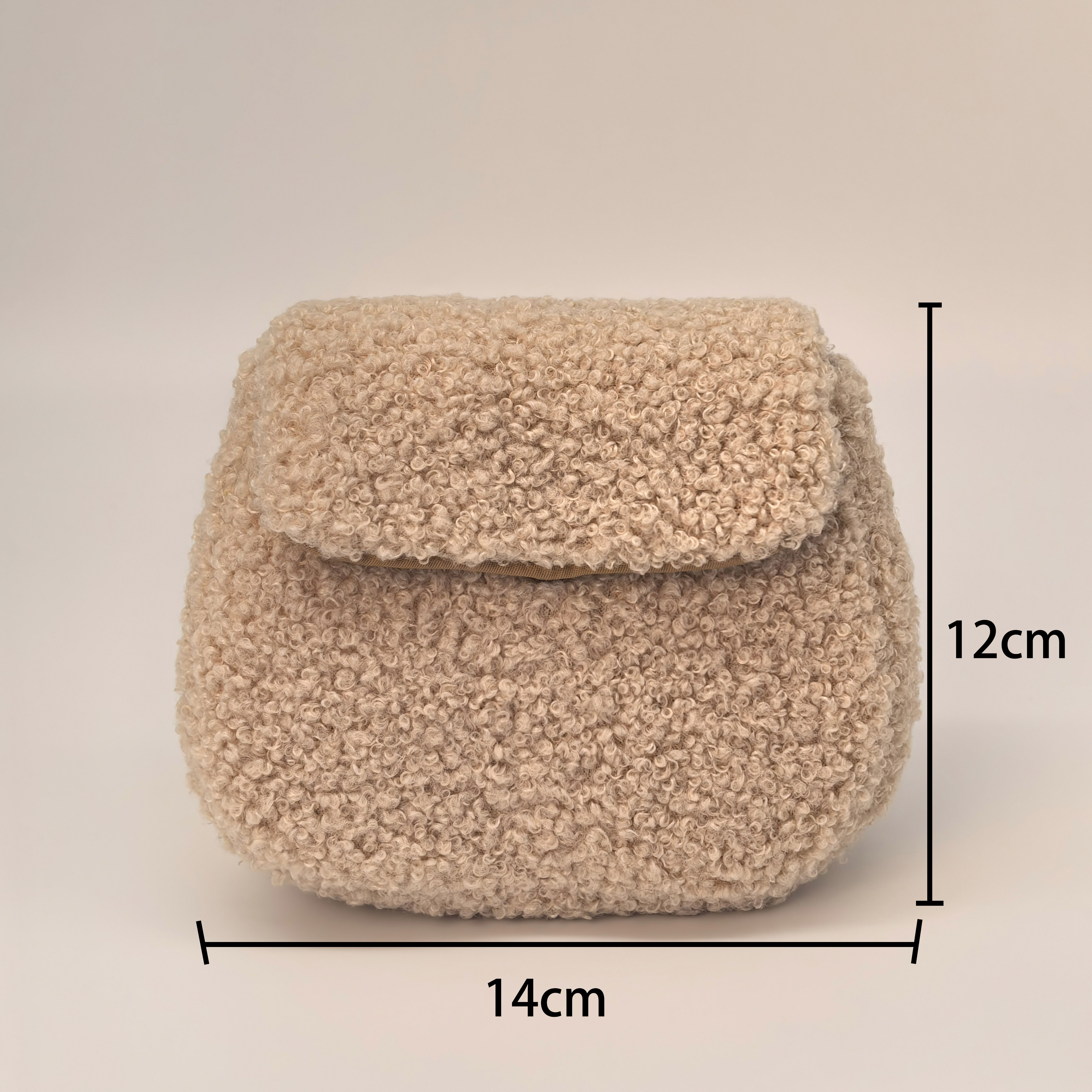 RF Soft Skincare Lambswool Mini Storage Makeup Bag