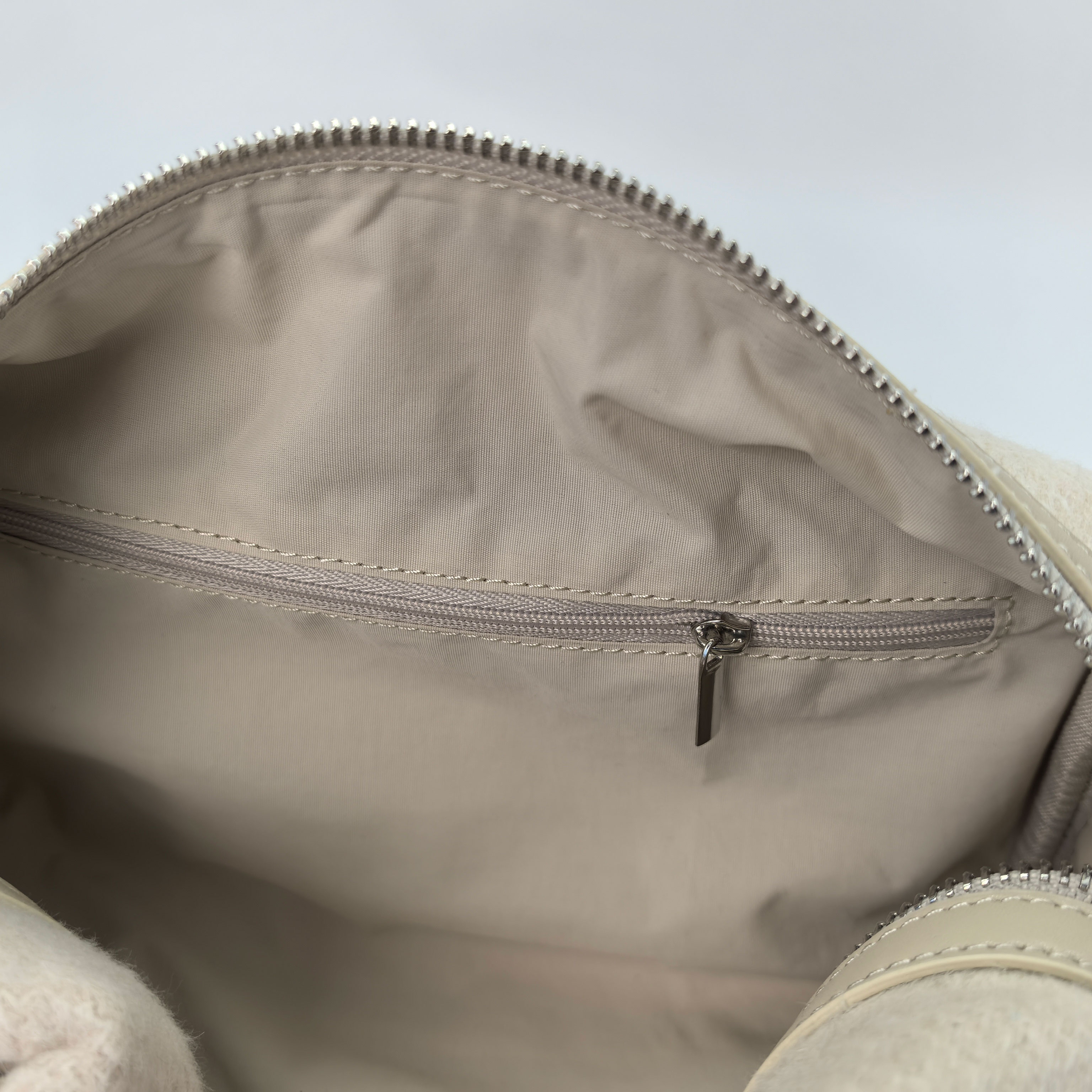 Royal Fair Snug Cosmetic Bag Featuring a Fuzzy Exterior and Roomy Interior to Keep Makeup Essentials