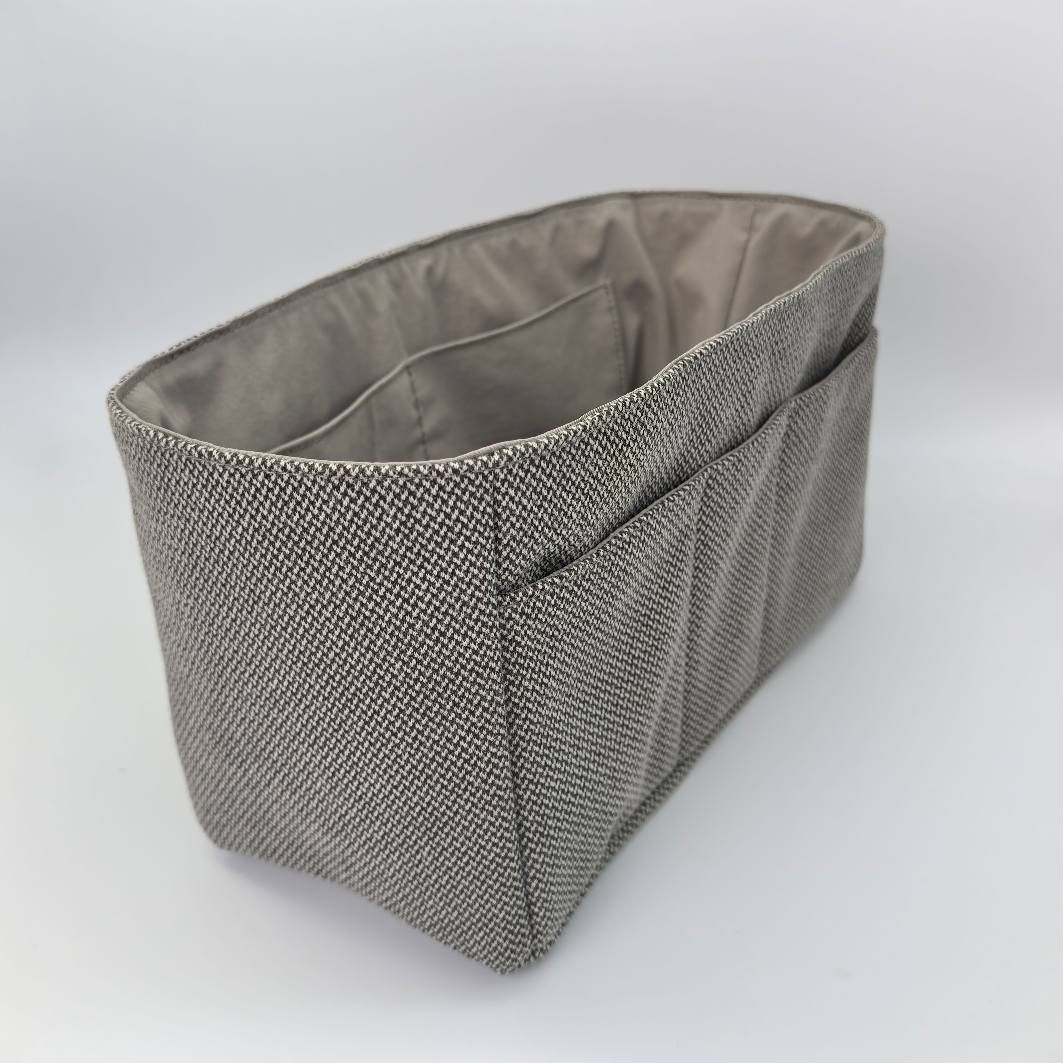 Royal Fair Foldable Cotton Storage Bag with Zippered Compartments Durable Daily Use Accessory