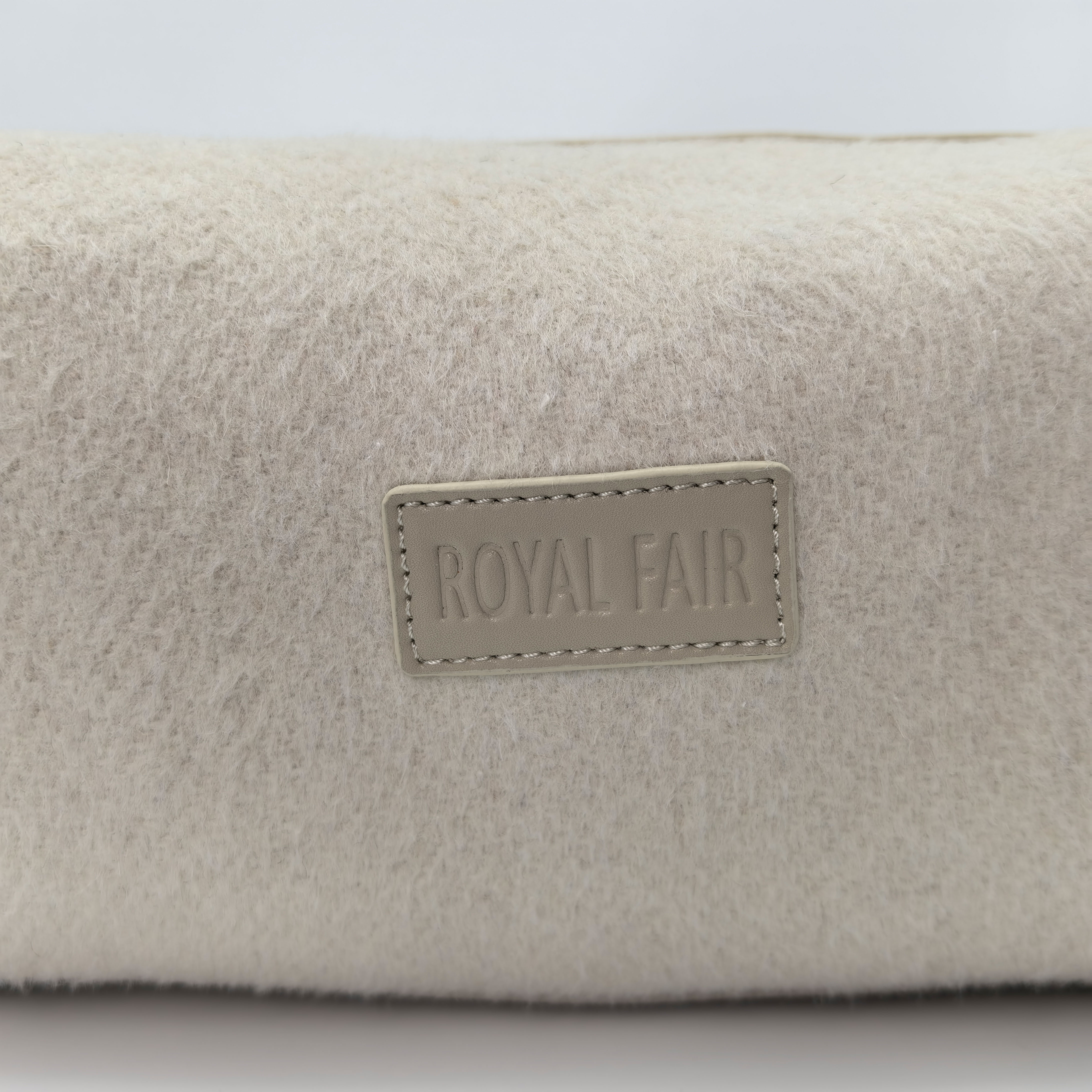 Royal Fair Snug Cosmetic Bag Featuring a Fuzzy Exterior and Roomy Interior to Keep Makeup Essentials