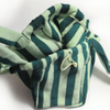 RF Large Soft Two-color Striped Towel Cloth Tote Bag